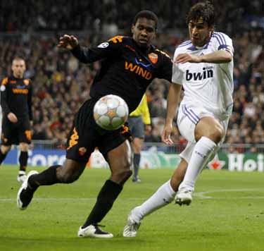 Liga de Campeones： Real Madrid 1 - Roma 2