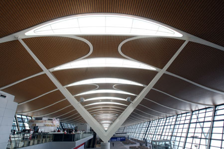Proyecto de extensión del aeropuerto del Pudong completado