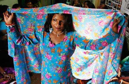 Show de modas de prostitutas en India