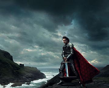 Federer se disfraza de King Arthur para Serie Retratos Sueños Disney