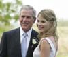 Se casó la hija de Bush en ceremonia rodeada de discreción