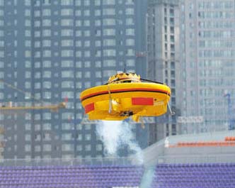 China desarrolla aparato volador de uso práctico en forma de OVNI