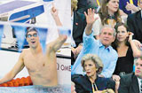 La hija de Bush, Bárbara se enmora de Phelps, Medio de EEUU \r\n