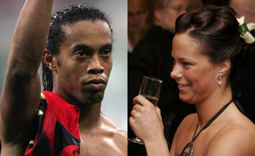 Johanna Almgren dijo que Ronaldinho le pidió la mano para casarse