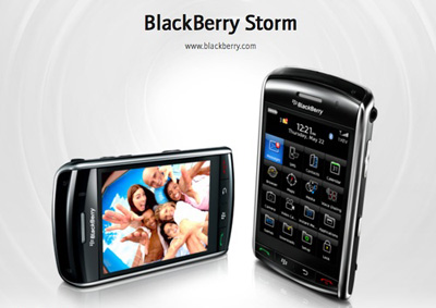 ¿Barre a iPhone el nuevo tipo de celular con pantalla de tacto “Backberry Storm”