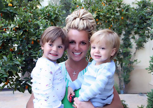 Revelada foto de residencia privada de familia de Britney Spears; muy simpáticos sus dos hijos