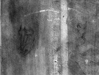 Descubren huellas de bosquejo en dorso de conocida obra de Da Vinci