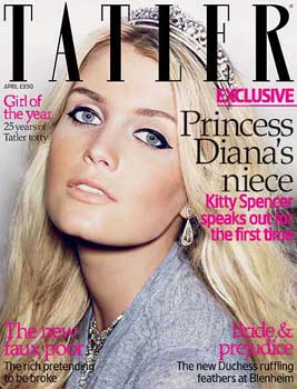 Una sobrina de la princesa Diana, portada de Tatler