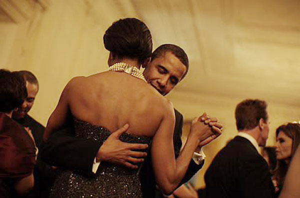 Imagenes de Barack Obama como inquilino de la Casa Blanca