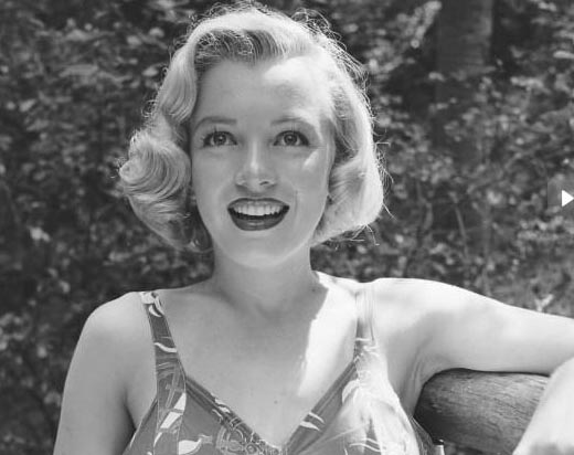Se revelaron por primera vez las fotos de Marilyn Monroe en su juventd