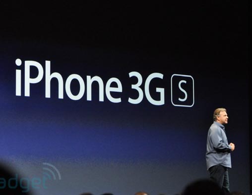 El nombre verdadero del nuevo celular de iPhone 3G es: iPhone 3GS