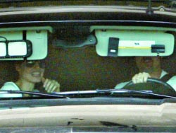 Pitt y Jolie, reconciliados, salen juntos en coche