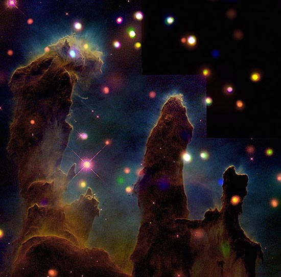 Espectaculares imagenes tomadas por el Observatorio Chandra de EEUU durante los últimos 10 años