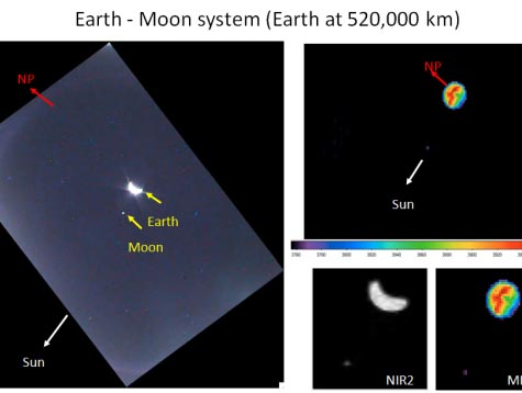 Satélite de exploración norteamericano logra fotograriar más flamantes fotos de Tierra y Luna