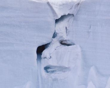 Protesta silenciosa: Derrube de glaciar de Polo Norte muestra “cara humana llorona”