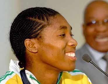 Es hermafrodita “voladora” Semenya de Sudáfrica