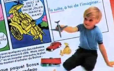 Revelado anuncio sobre detergente hecho por Sarkozy cuando era niño