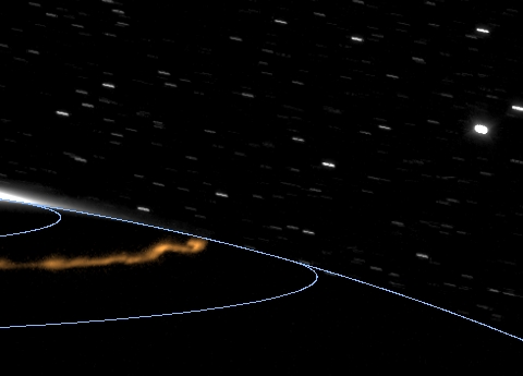 La nave Cassini capta espectacular imagen de la aurora polar del Saturno