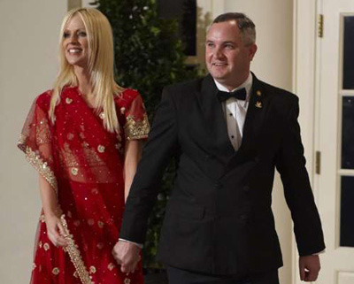 EEUU: Atrevidos esposos se infiltran en banquete de Estado ofrecido por Obama y charlan alegremente con el vicepresidente norteamericano