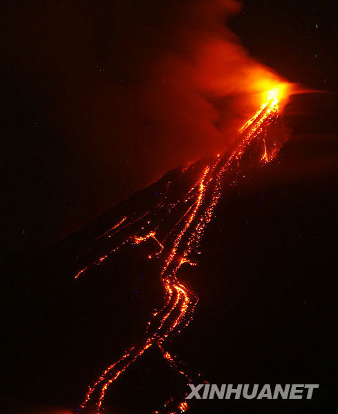 Es posible erupción de Volcán Mayong de Las Filipinas dentro de varios días