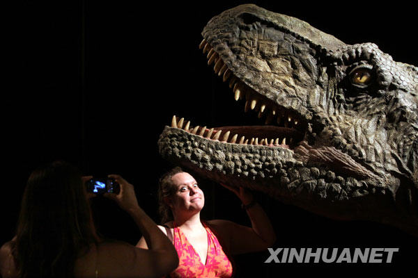 Exposición de dinosaurios en Argentina