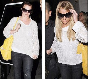 Britney Spears cambia de su aspecto empezando por la “cabeza” acentuando de nuevo su imagen de rubia