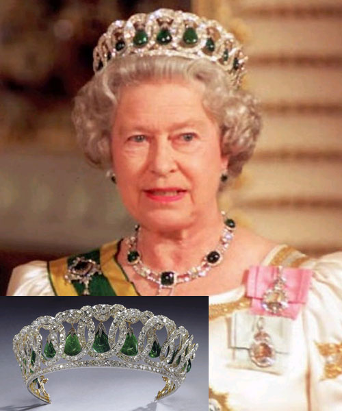 Ocho coronas de la Reina Isabel II