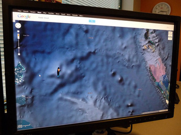 La isla que solo existe en Google Maps