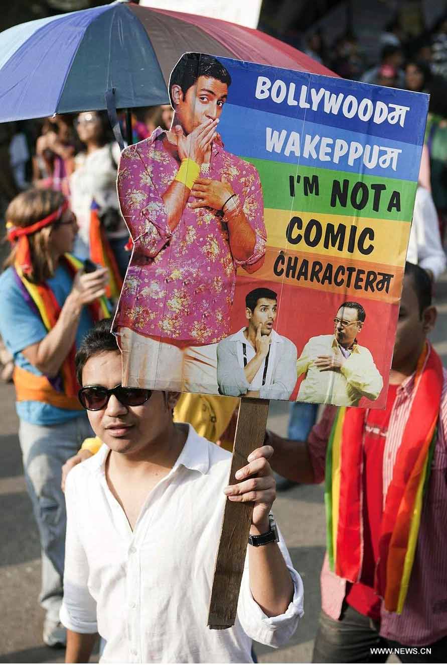 El desfile del Orgullo Gay en la ciudad de Nueva Delhi