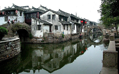Paisajes de antiguas ciudades chinas