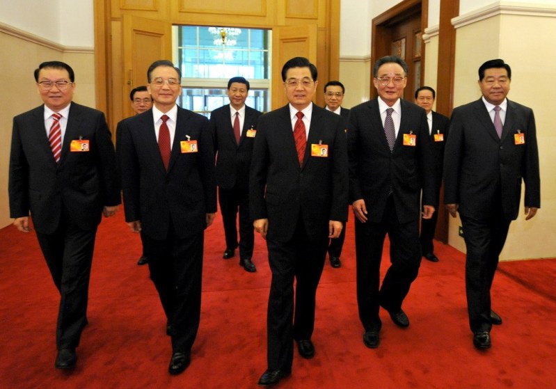 Fotografías de la entrada de los líderes chinos en cada dos sesiones (2)