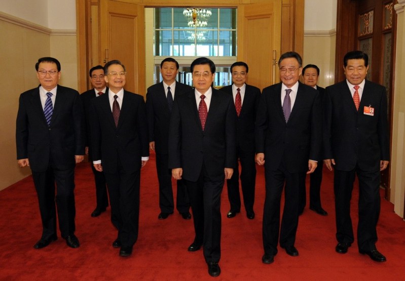Fotografías de la entrada de los líderes chinos en cada dos sesiones (6)