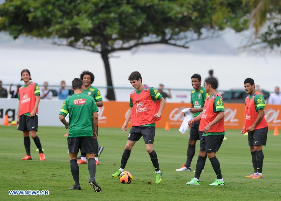 Fútbol: Brasil se prepara para partido amistoso ante Inglaterra
