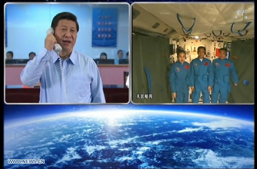Presidente chino promete grandes avances en exploración espacial