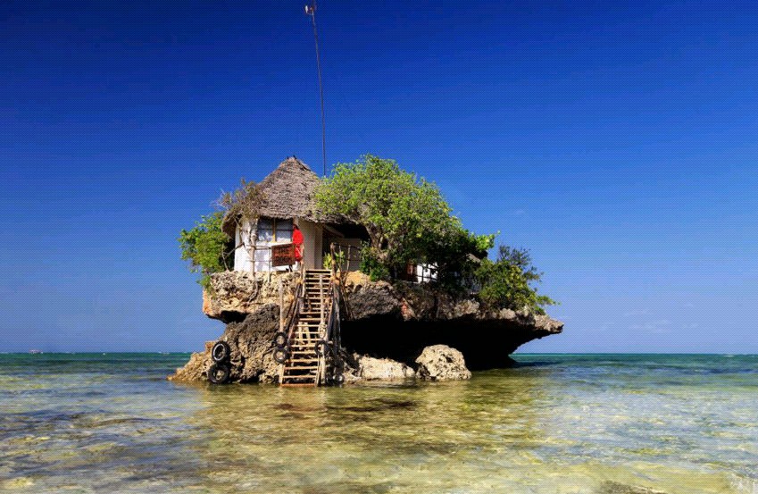 Rock Restaurant en Zanzíbar