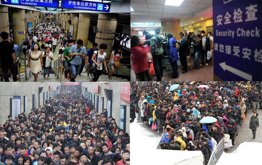 Las 10 estaciones de metro más concurridas de Pekín