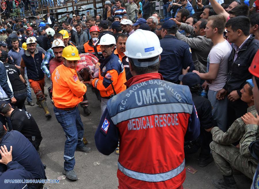 Se eleva a 282 número de muertos en accidente de mina en Turquía